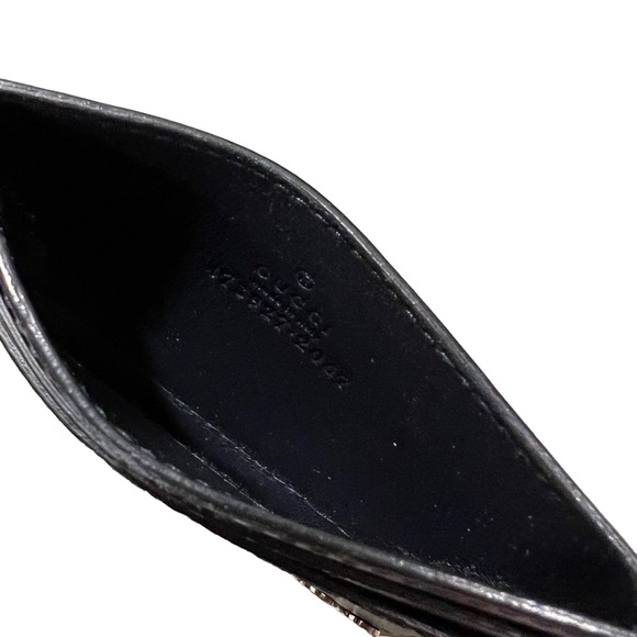 Gucci Monogram Leather Card Holder Wallet - Picture 4 of 5